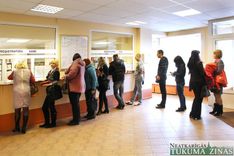 Arī Tukumā ir rinda pie ārstiem