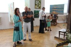 Tukuma mākslinieku grupas izstādes atklāšanā Rīgā