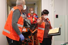 Tukuma slimnīcas uzņemšanas nodaļā – mācības