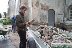 Uzsākta Tukuma baznīcas pamatu atjaunošana