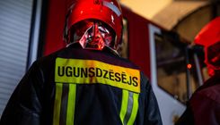 Ugunsgrēkā Tukuma novadā izglābts cilvēks