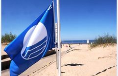 Šodien Abragciemā paceļ zilo karogu