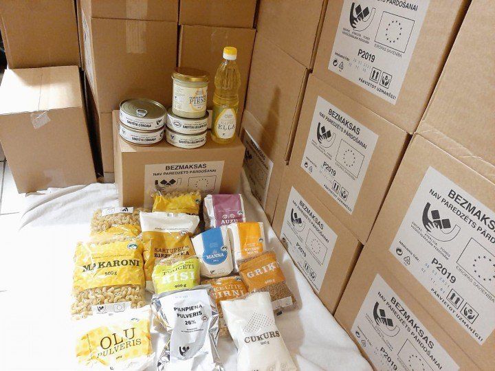 Kāpēc nav pārtikas paku?